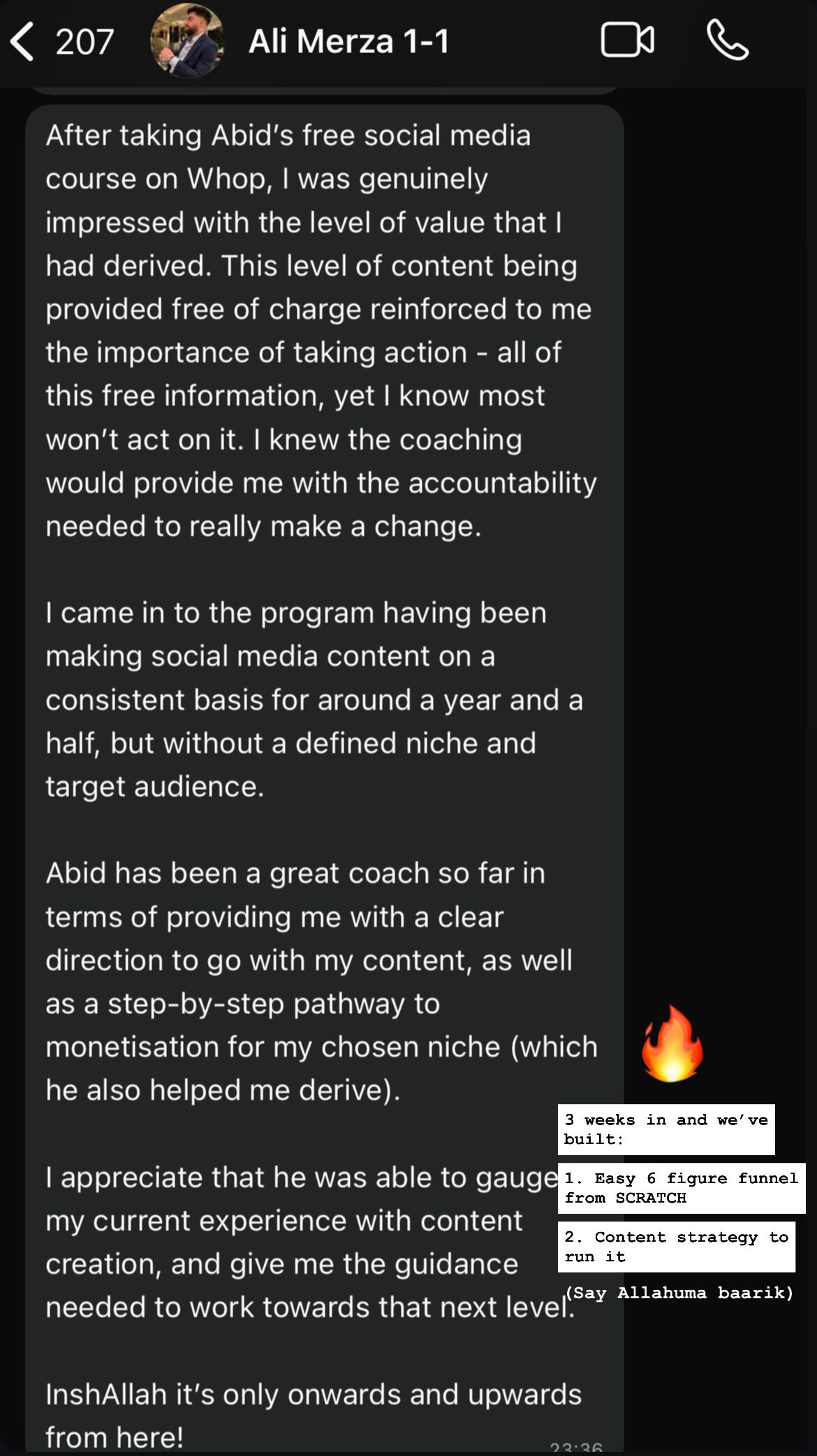 Ali Merza — 6-figure funnel in 3 weeks